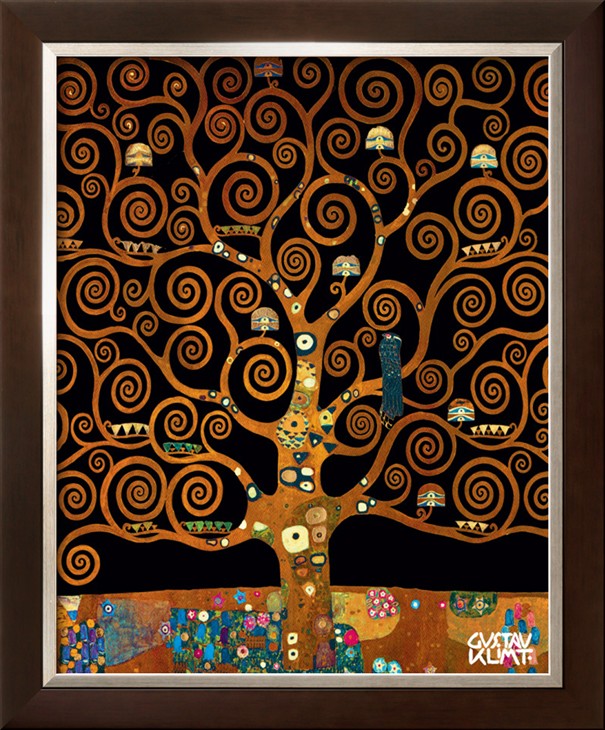 UNDER THE TREE OF LIFE - Gustav Klimt Paintings